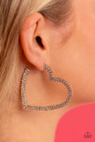 Sweetheart Sequence - Gold Hoop Earrings - Paparazzi Accessories