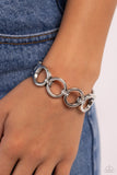Chic Collection - White Bracelet - Paparazzi Accessories
