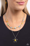 Traditionally Trendy - Yellow Necklace - Paparazzi Accessories