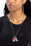 Cheering Section - Red Necklace - Paparazzi Accessories