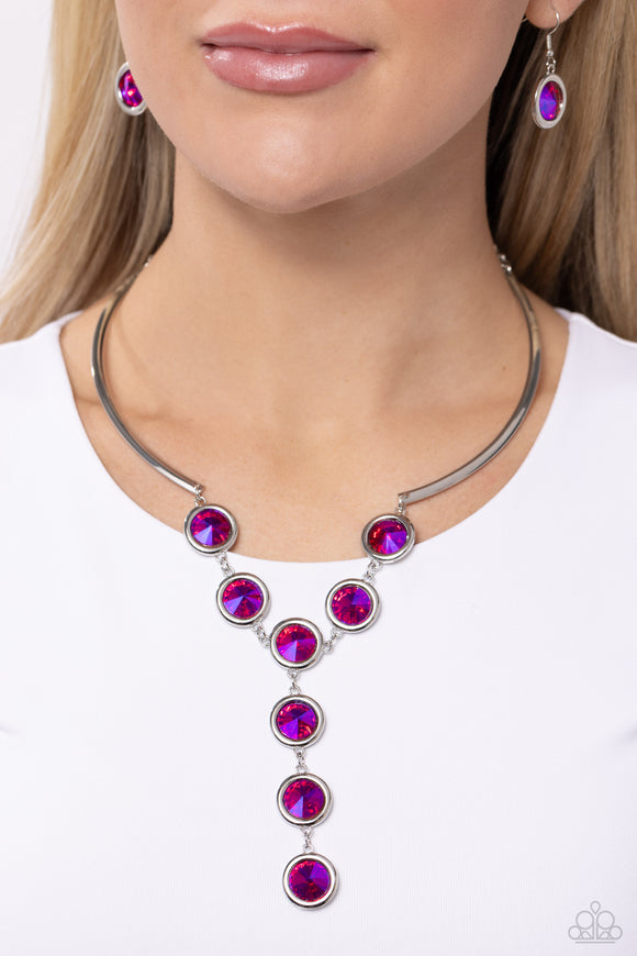 Cheers to Confidence - Pink Necklace - Paparazzi Accessories