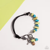 Daring Dragonfly - Green Bracelet - Paparazzi Accessories