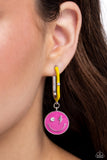 Personable Pizzazz - Pink Earrings - Paparazzi Accessories