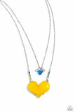 heart-racing-recognition-yellow-paparazzi-accessories