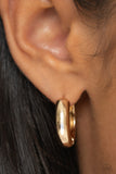 Simply Sinuous - Gold Earrings - Paparazzi Accessories
