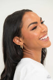 Simply Sinuous - Gold Earrings - Paparazzi Accessories