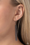 The STRANDS of Time - Black Necklace - Paparazzi Accessories