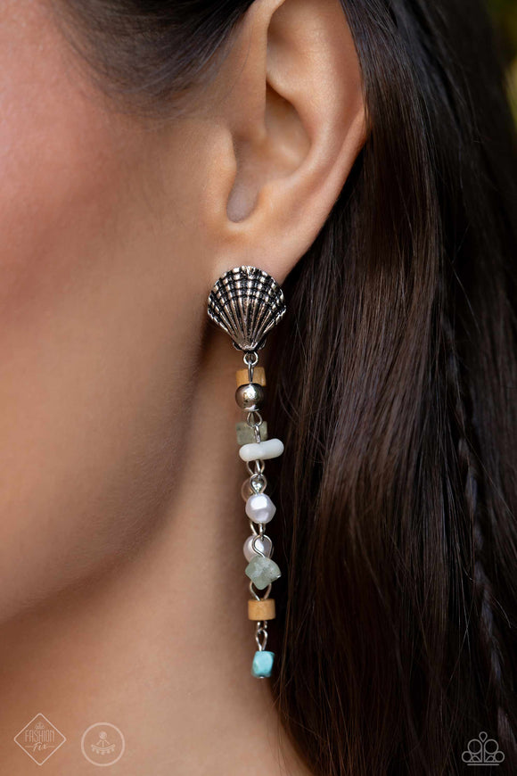 Coastline Collection - Multi Post Earrings - Paparazzi Accessories