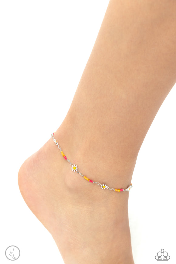 Sweetest Daydream - Pink Anklet - Paparazzi Accessories