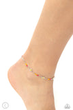 Sweetest Daydream - Pink Anklet - Paparazzi Accessories
