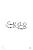 metallic-moment-silver-post earrings-paparazzi-accessories