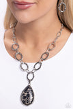 Tangible Tranquility - Black Necklace - Paparazzi Accessories