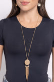 Tassel Tenure - Gold Necklace - Paparazzi Accessories