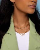 Lovely Layers - Gold Necklace - Paparazzi Accessories