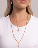 Leisurely Layered - Copper Necklace - Paparazzi Accessories