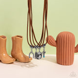 Southern Beauty - Brown Necklace - Paparazzi Accessories