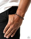 Matte Makeover - Brown Mens Bracelet - Paparazzi Accessories