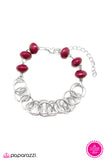 Divinely Divine - Pink Bracelet - Paparazzi Accessories