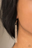 BOUGH Down - Rose Gold Necklace - Paparazzi Accessories