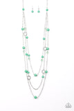 Brilliant Bliss - Green Necklace - Paparazzi Accessories