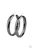 Check Out These Curves - Black Earrings - Paparazzi Accessories