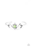 Dainty Deco - Green Bracelet - Paparazzi Accessories