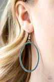 Dazzle On Demand - Blue Earrings - Paparazzi Accessories