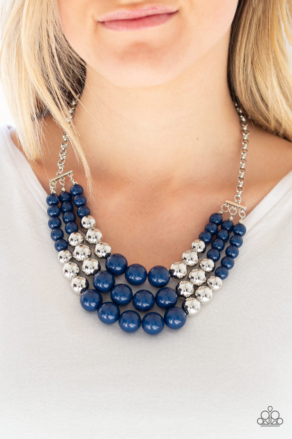 Dream Pop - Blue Necklace - Paparazzi Accessories