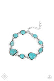 Eco-Friendly Fashionista - Blue Bracelet - Paparazzi Accessories