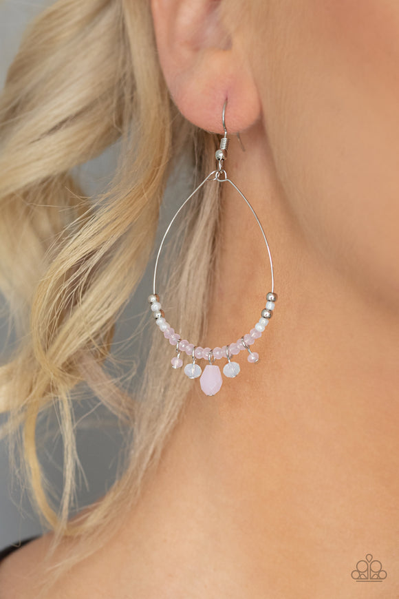 Exquisitely Ethereal - Pink Earrings - Paparazzi Accessories
