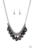 Fashionista Flair - Black Necklace - Paparazzi Accessories