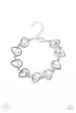 Free Rein - White Bracelet - Paparazzi Accessories