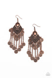 Garden Explorer - Copper Earrings - Paparazzi Accessories