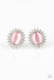 Hey There, Gorgeous - Pink Earrings - Paparazzi Accessories