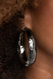 Hey, HAUTE-Shot - Black Earrings - Paparazzi Accessories