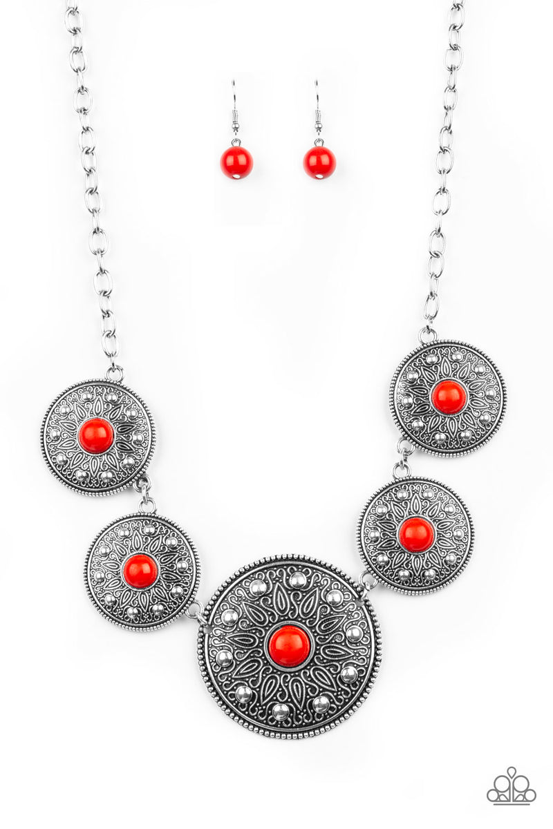 Hey sol sister red necklace Clearance