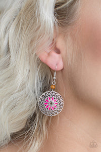 Honolulu Harmony - Pink Earrings - Paparazzi Accessories