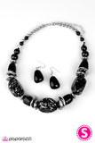 In Good Glazes - Black Necklace - Paparazzi Accessories