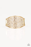 Kaboom! - Gold Ring - Paparazzi Accessories