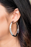 Lets Get Ready To Rumble! - Silver Earrings - Paparazzi Accessories