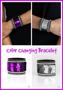 MERMAIDS Have More Fun - Purple Bracelet - Paparazzi Accessories