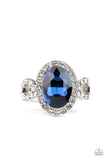 Magnificent Majesty - Blue Ring - Paparazzi Accessories