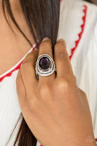 Making History - Purple Ring - Paparazzi Accessories