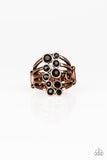 Meet In The Middle - Copper Ring - Paparazzi Accessories