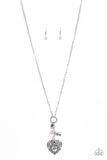 Mom Hustle - Pink Necklace - Paparazzi Accessories