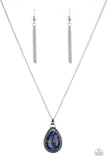 On The Home FRONTIER - Blue Necklace - Paparazzi Accessories