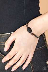 On The Home Front - Black Bracelet - Paparazzi Accessories