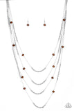 Open For Opulence - Brown Necklace - Paparazzi Accessories