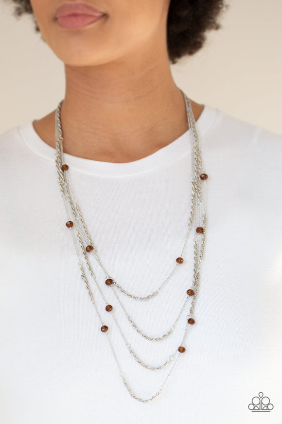 Open For Opulence - Brown Necklace - Paparazzi Accessories
