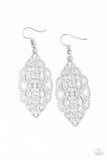 Ornately Ornate - Silver Earrings - Paparazzi Accessories